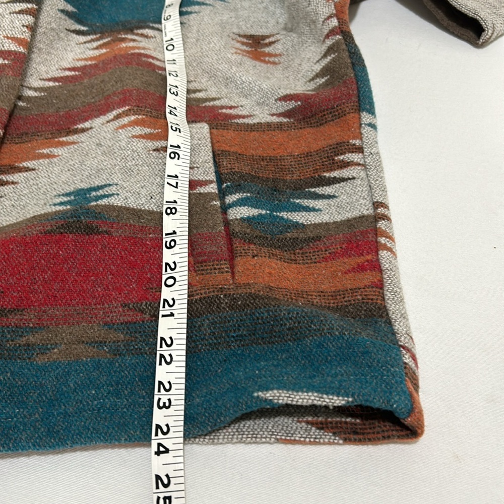 BLUE B COLLECTION WOMEN AZTEC PRINT   BOTTON UP JACKET Sz MD - Picture 10 of 11